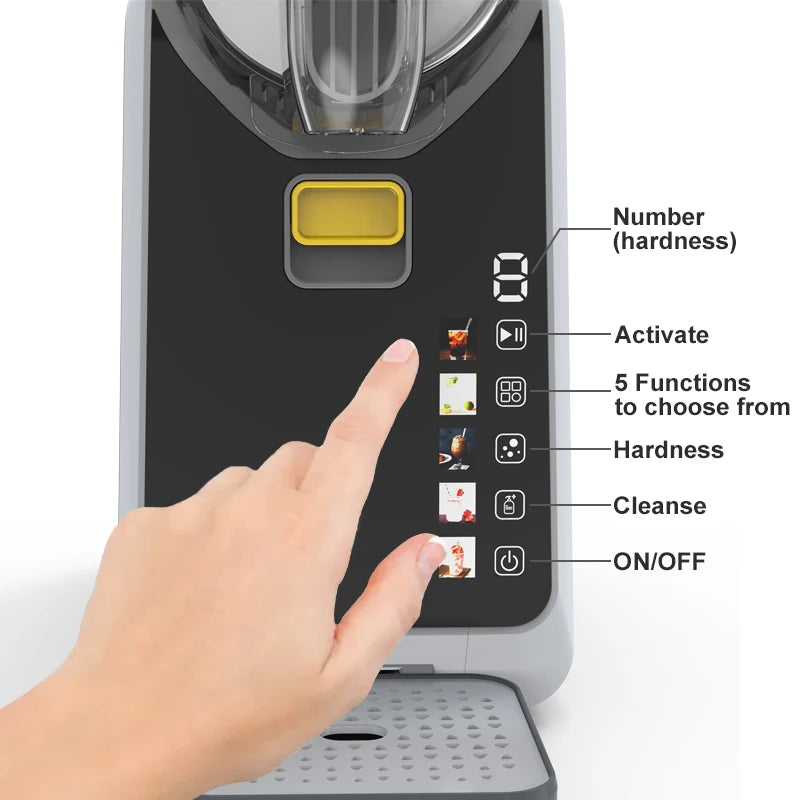 Slushy Machine Portable Ice Cream Freezing Multifunctional Slushie Make Automatic 2L Counter Frozen Drink Soft Drinks for Home