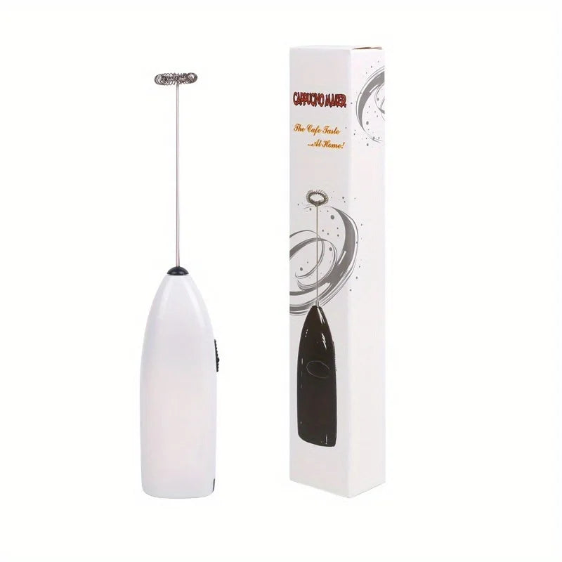 Handheld Electric Egg Beater Mini Battery Powered Milk Frother Coffee Drink Mixer Milk Foamer Kitchen Tools