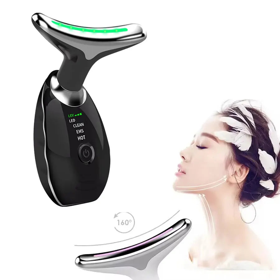 Anti Wrinkle Facial Massager Neck Face Beauty Device Skin Tighten Facial Lift Device Reduce Double Chin Skin Care Tool 7 Colors